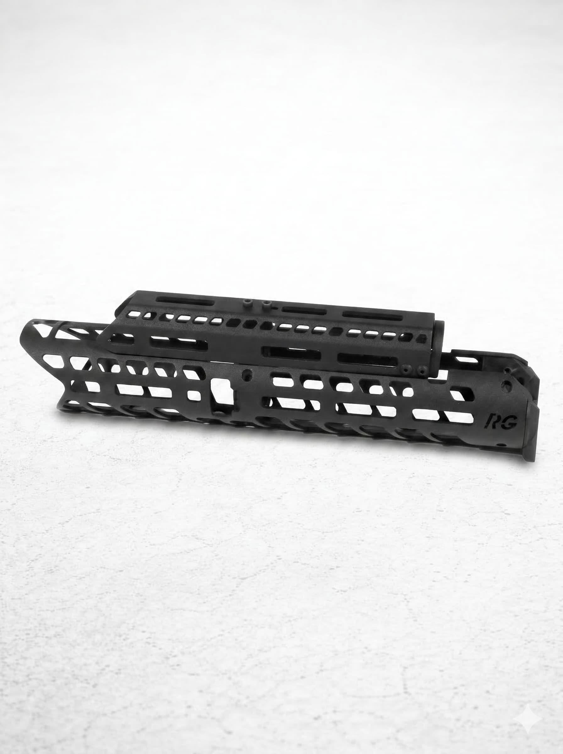 Цевье на АК 74 / АК 47 тактическое + накладка, Alpha Prime M-LOK алюминий